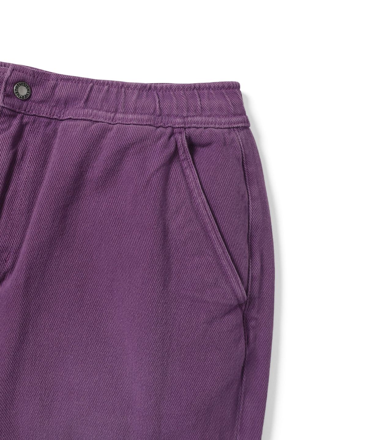 디스이즈네버댓(THISISNEVERTHAT) Overdyed Twill Pant Plum