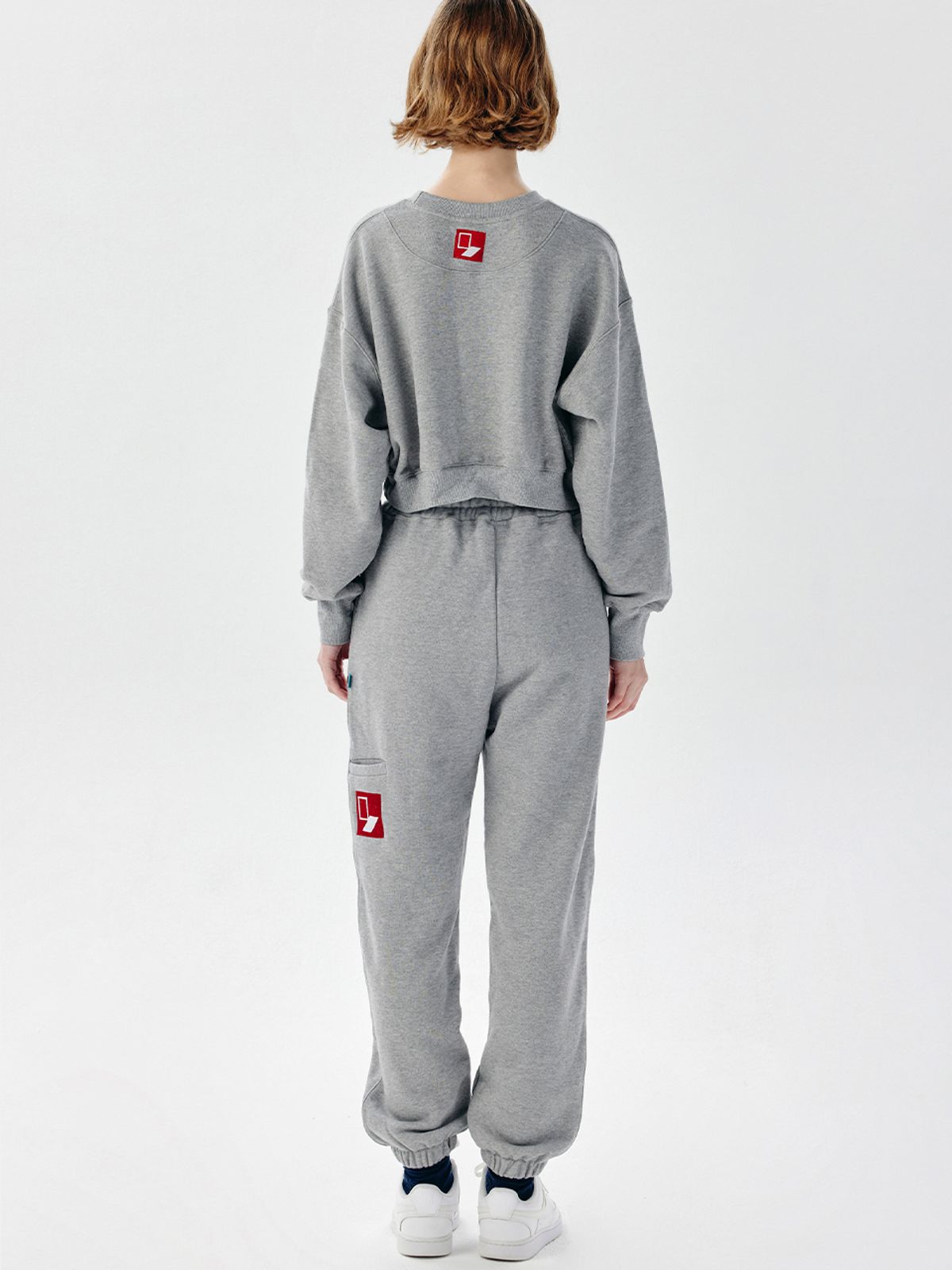 챈세스노이(CHANCE'S NOI) DoorBox Sweat Joger Pants (Gray)