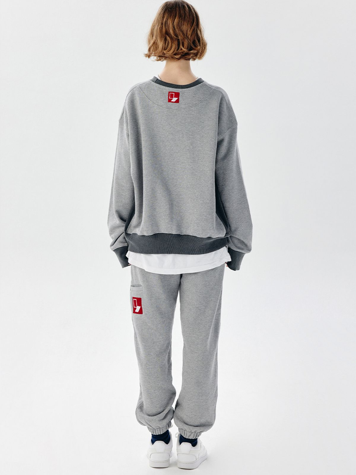 챈세스노이(CHANCE'S NOI) DoorBox Sweat Joger Pants (Gray)