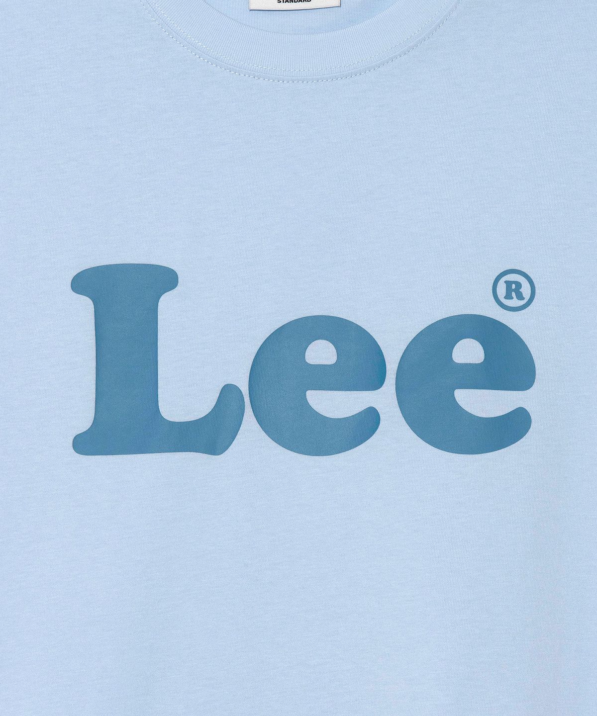리(LEE) 빈티지 빅 로고 티셔츠 라이트 블루