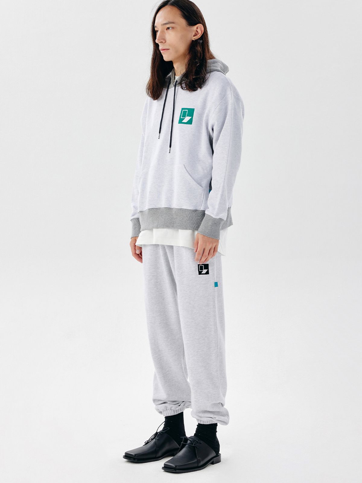챈세스노이(CHANCE'S NOI) DoorBox Sweat Hoody (Mix-Melange)