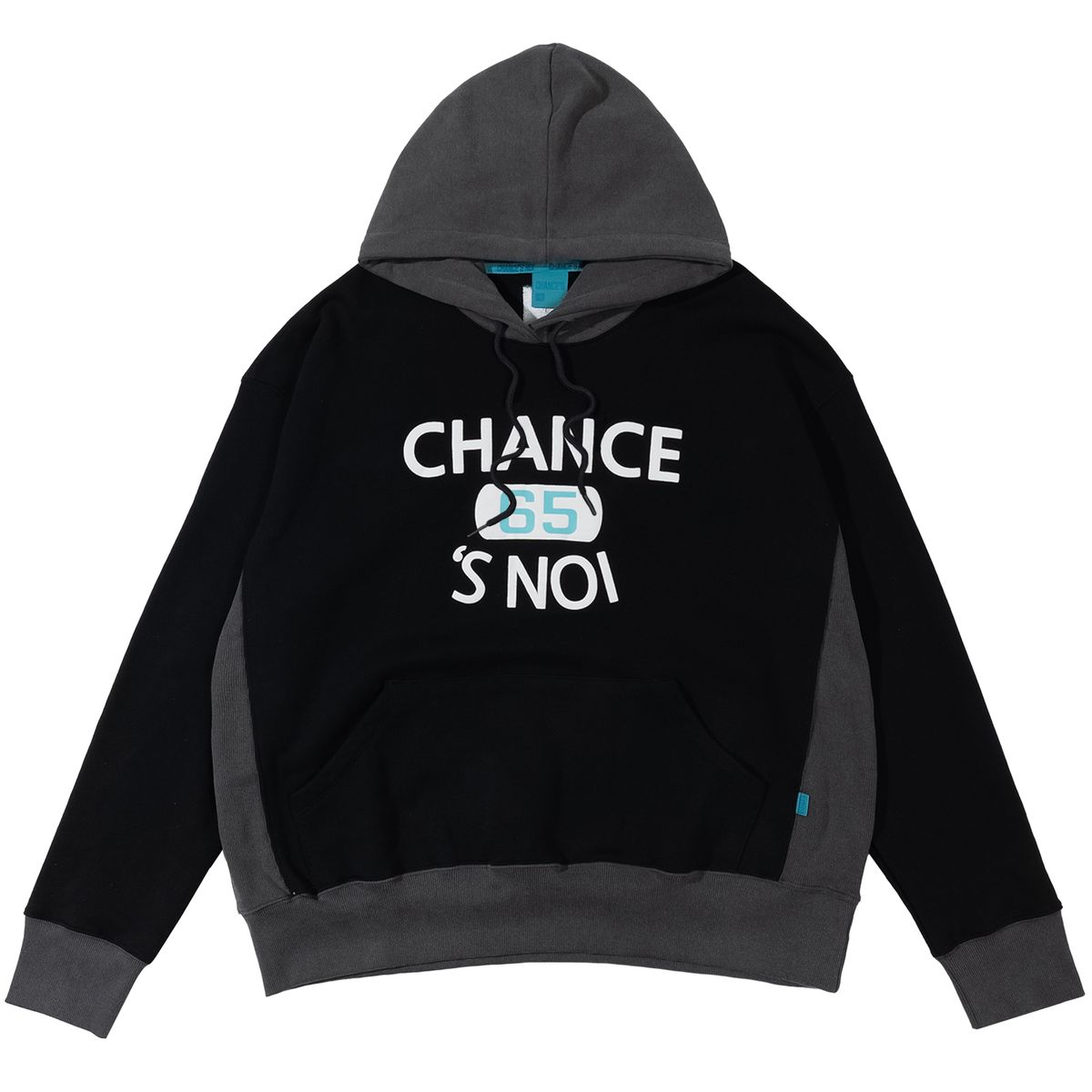 챈세스노이(CHANCE'S NOI) Basket Sweat Hoody (Mix-Black)