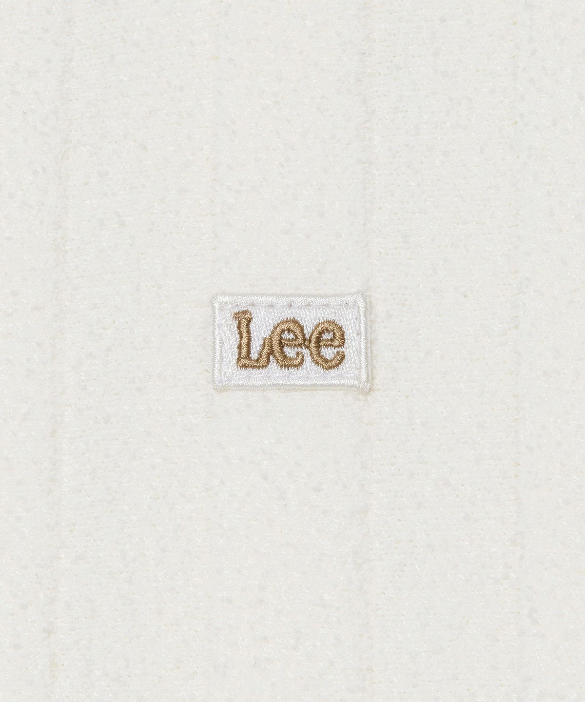 리(LEE) 부클 카라 반팔 가디건 아이보리