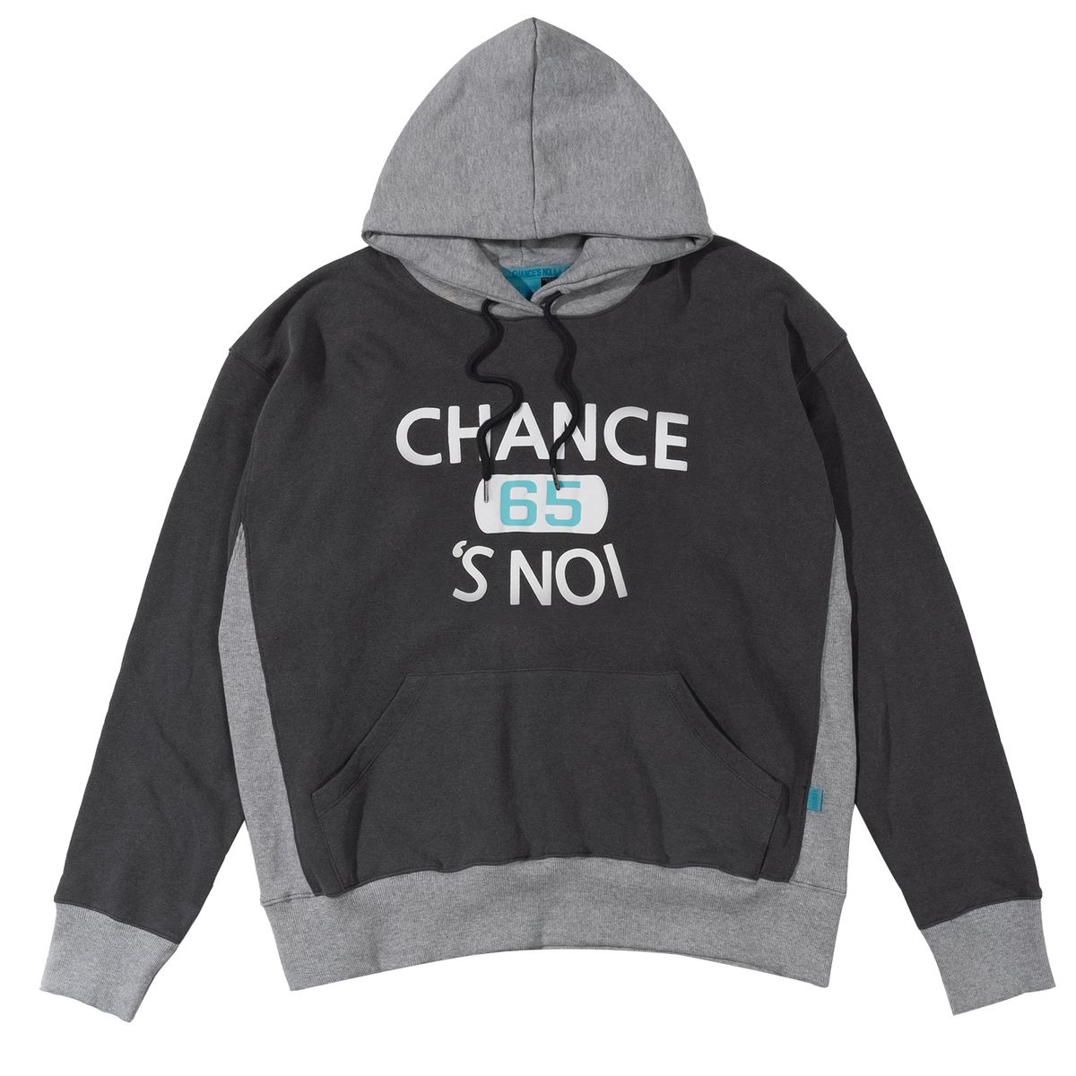 챈세스노이(CHANCE'S NOI) Basket Sweat Hoody (Mix-Chacoal)