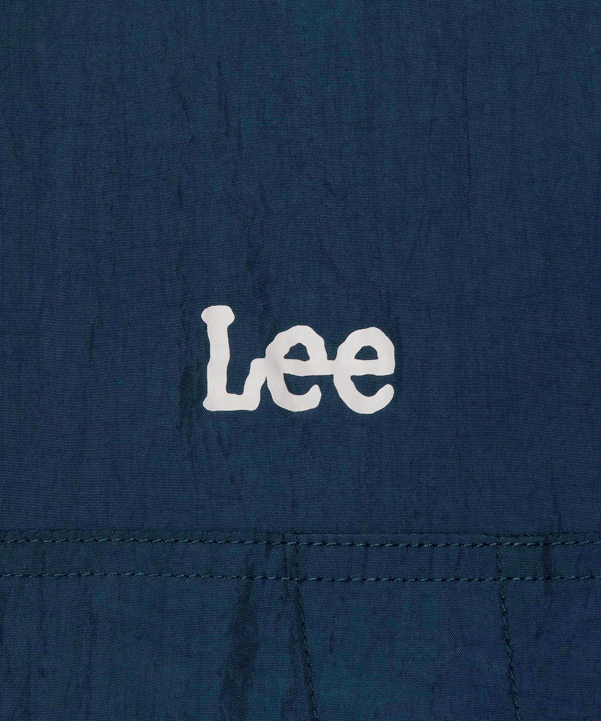 리(LEE) 라이트 하프 집업 아노락 블루