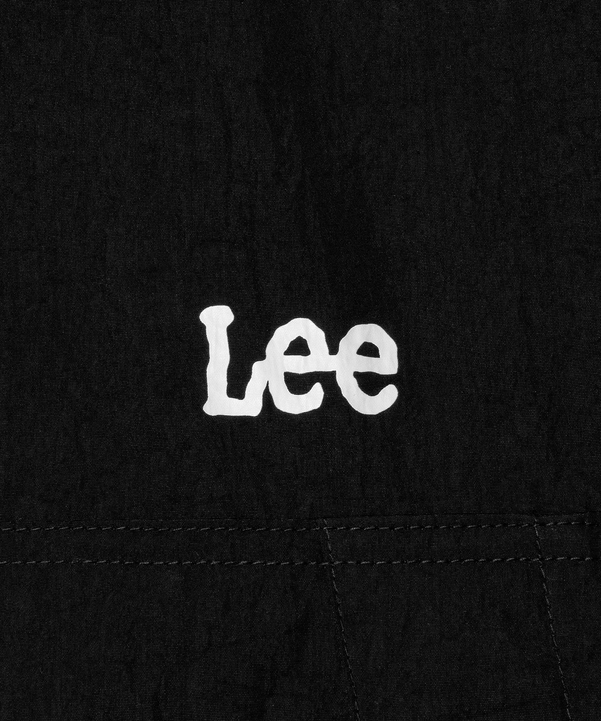 리(LEE) 라이트 하프 집업 아노락 블랙
