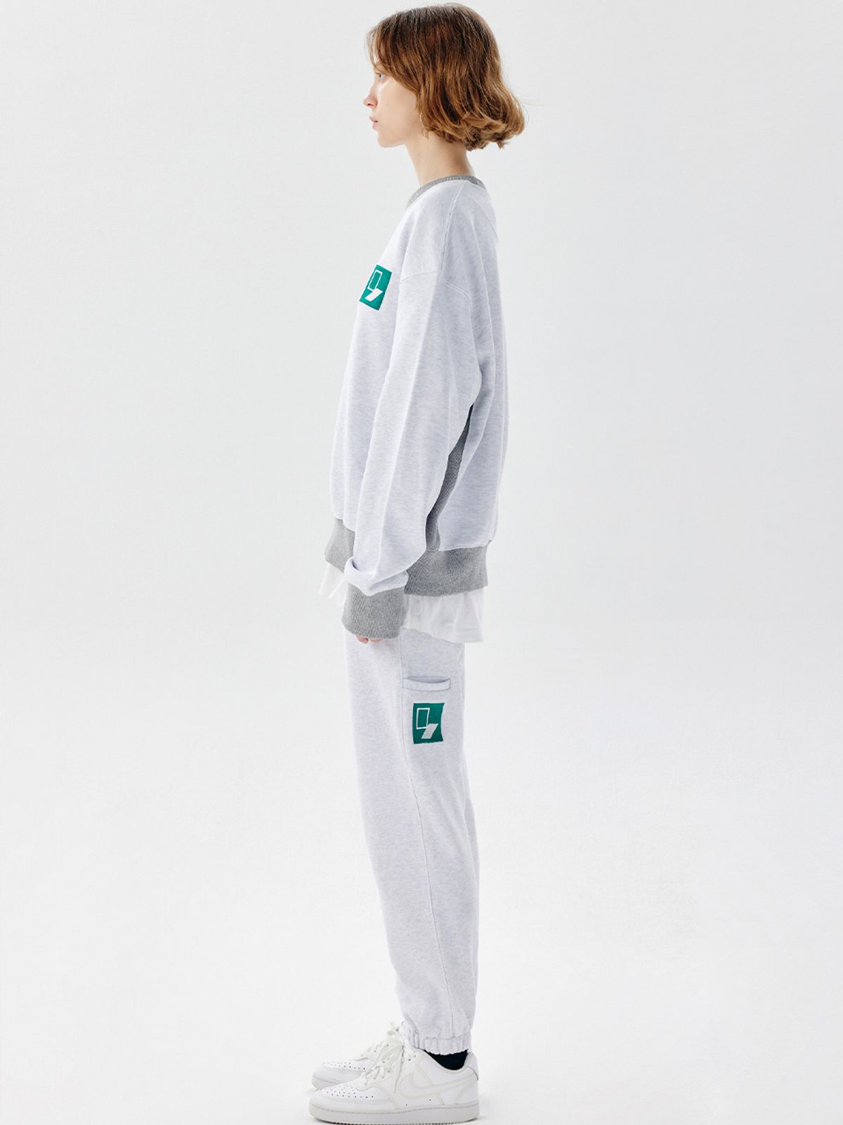 챈세스노이(CHANCE'S NOI) DoorBox Sweat Shirt (Mix-Melange)