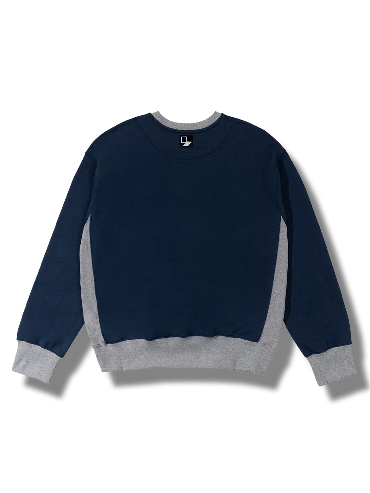 챈세스노이(CHANCE'S NOI) DoorBox Sweat Shirt (Mix-Navy)