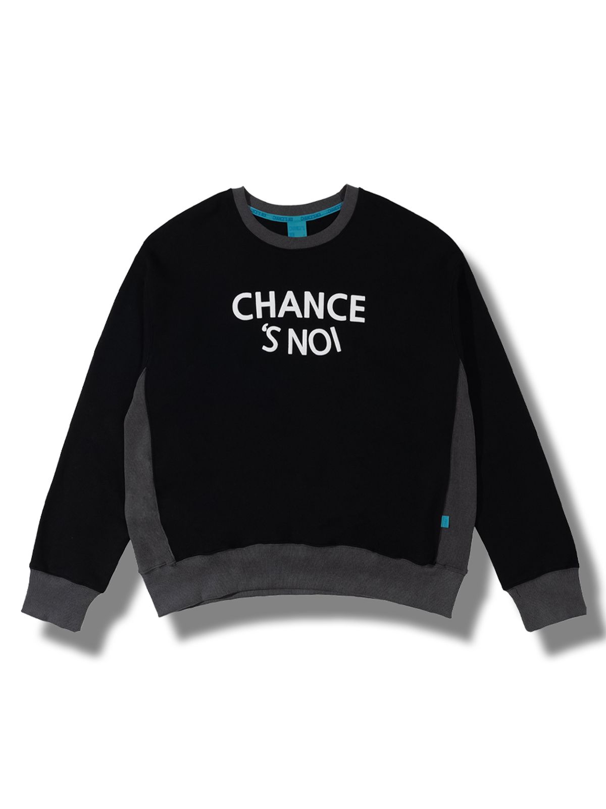 챈세스노이(CHANCE'S NOI) Snoi Sweat Shirt (Mix-Black)