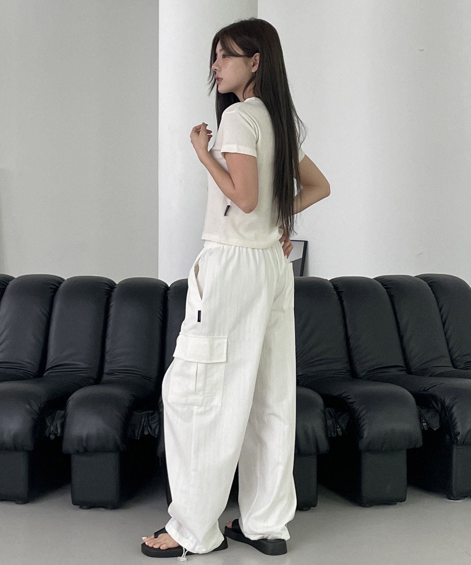MUSINSA | MUAHMUAH Wide Cargo Denim Pants [3 Colors]