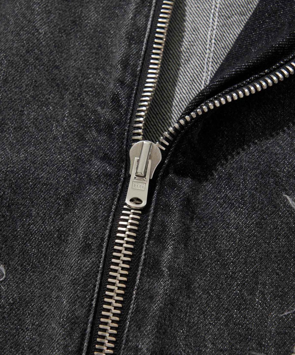 리베레(LIBERE) DENIM BIKER JACKET / BLACK