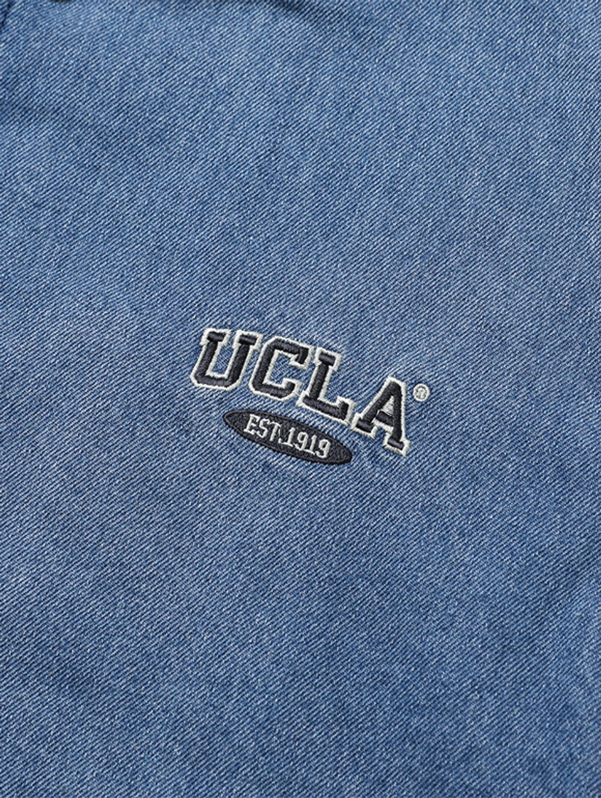 유씨엘에이(UCLA) 남여공용 데님 바시티 점퍼[INDIGO](UA3DJ81_04)