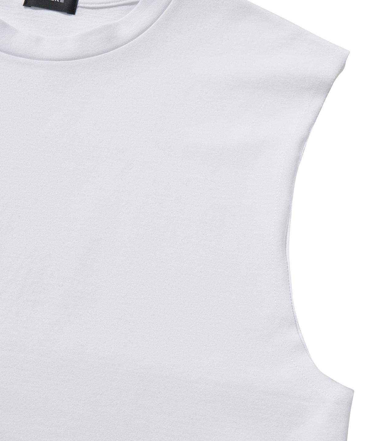 리베레(LIBERE) ZIP SLEEVELESS TOP / WHITE