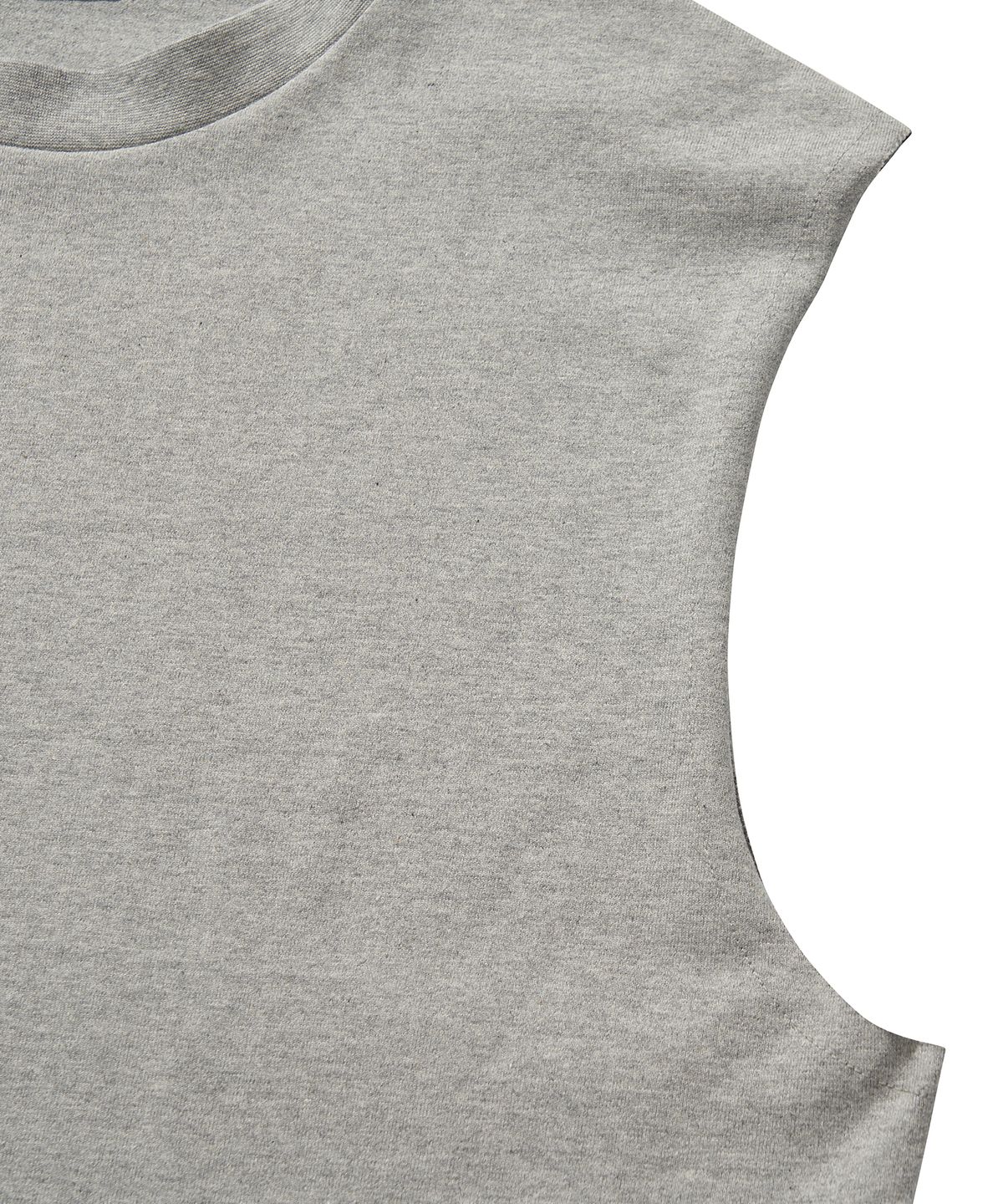 리베레(LIBERE) ZIP SLEEVELESS TOP / GRAY