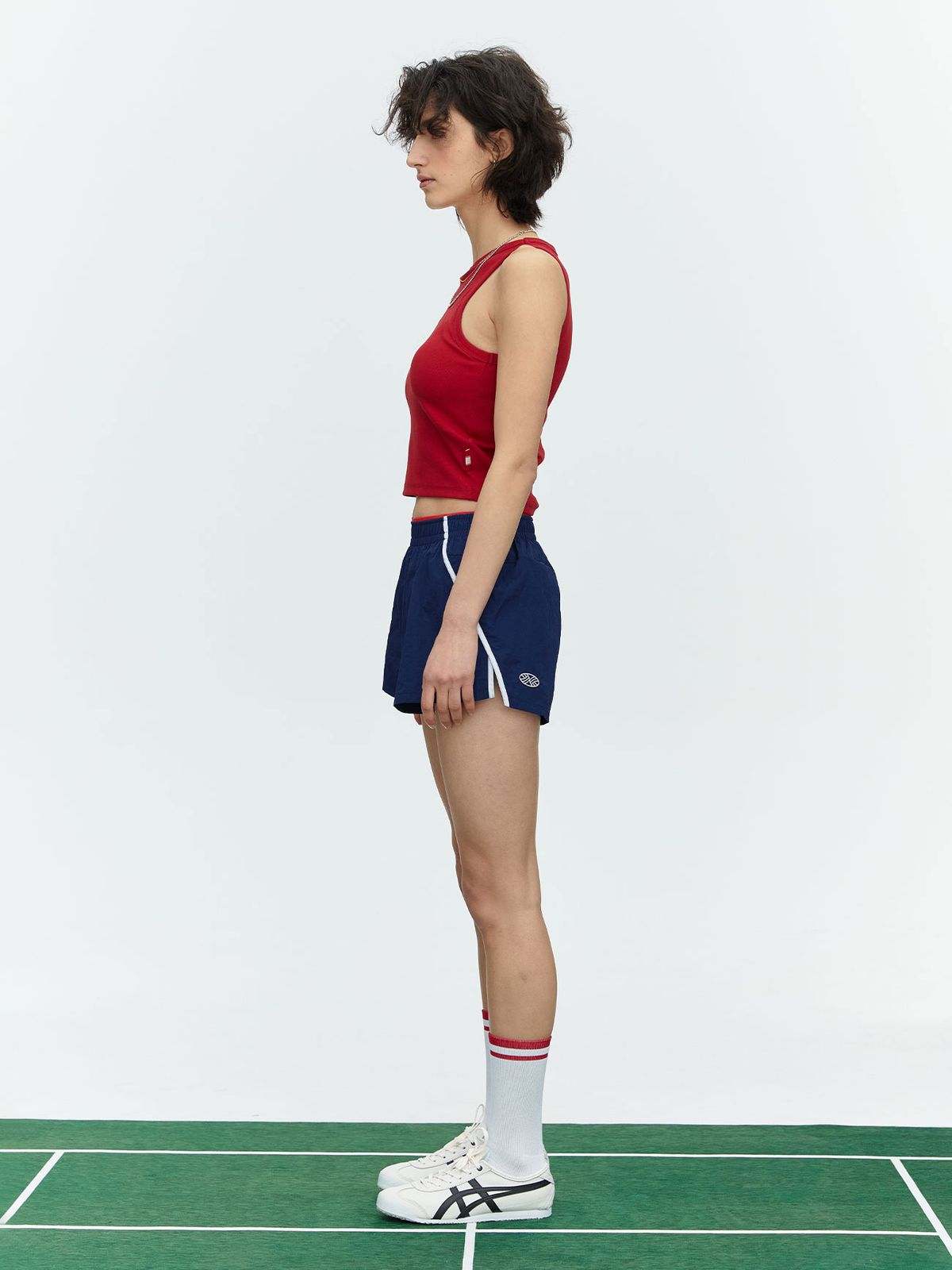 미나수(MENASOO) MNS SPANDEX TANK TOP RED_이너브라