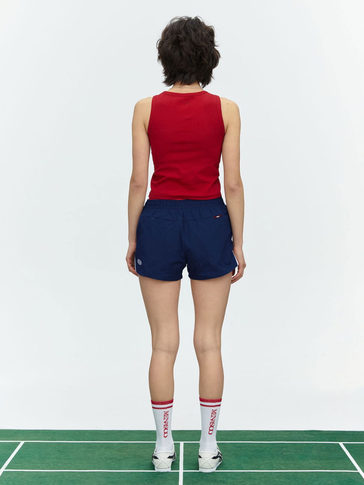 미나수(MENASOO) MNS SPANDEX TANK TOP RED_이너브라