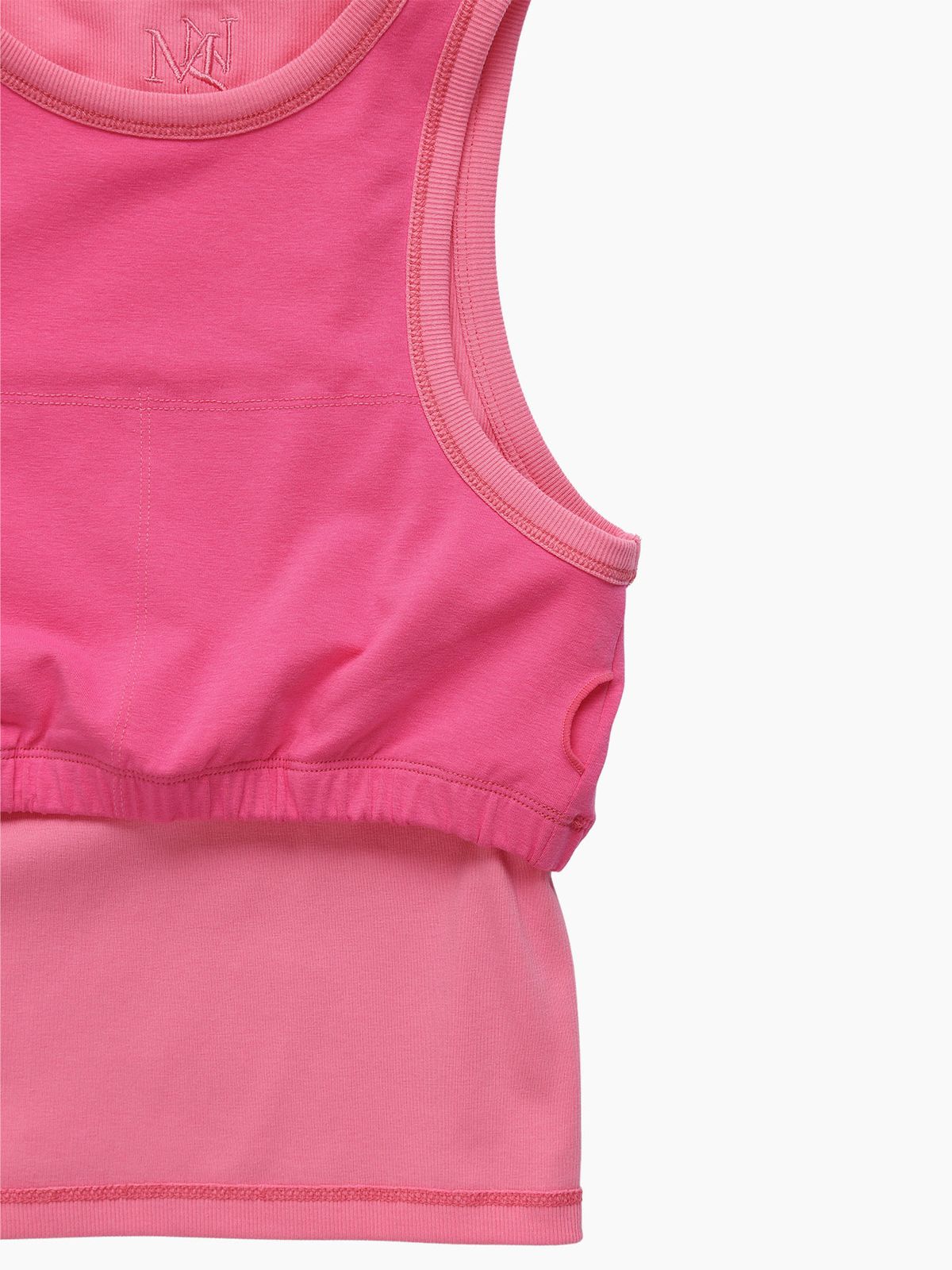 미나수(MENASOO) MNS SPANDEX TANK TOP PINK_이너브라