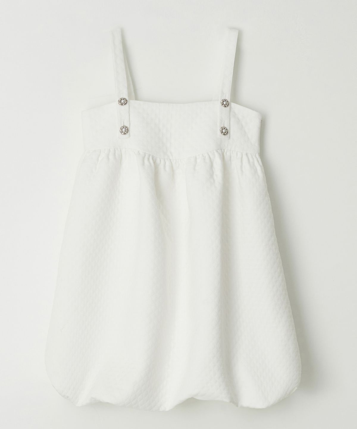 시월107(SIWL107) Quilt One-piece (Ivory)