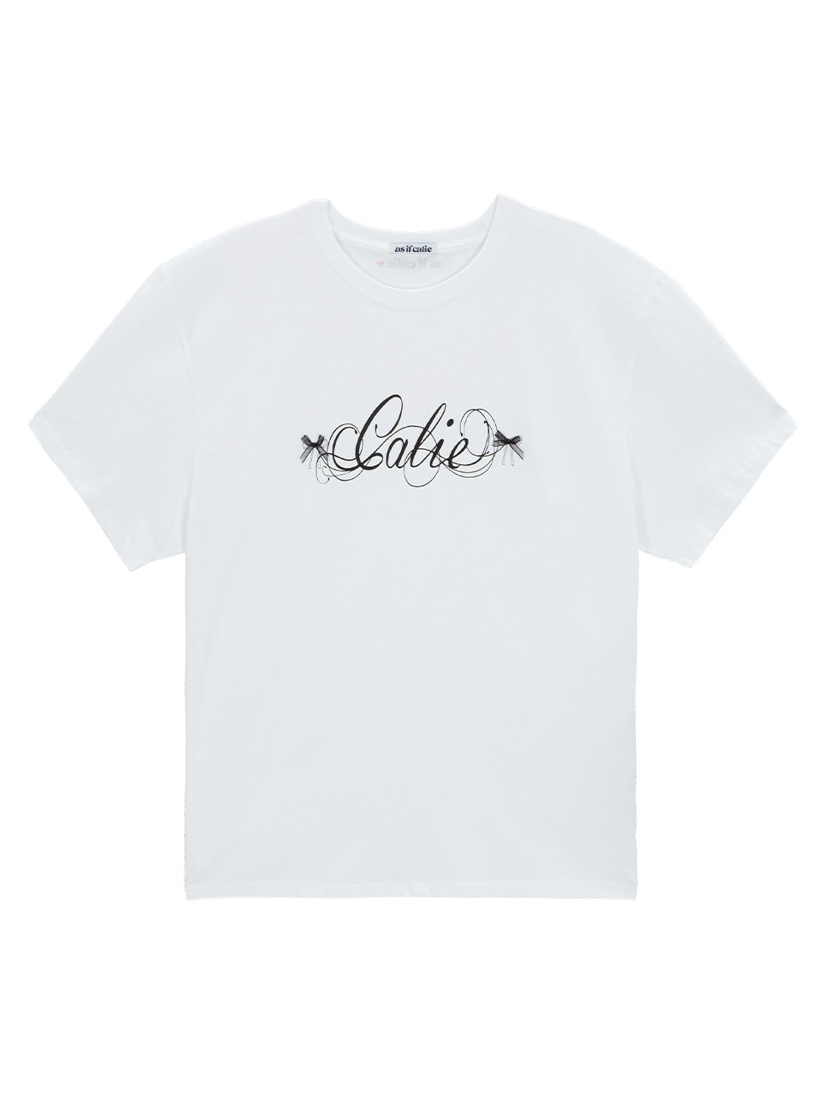 에즈이프 캘리(ASIF CALIE) RIBBON BASIC T-SHIRT WHITE - 사이즈 & 후기 | 무신사