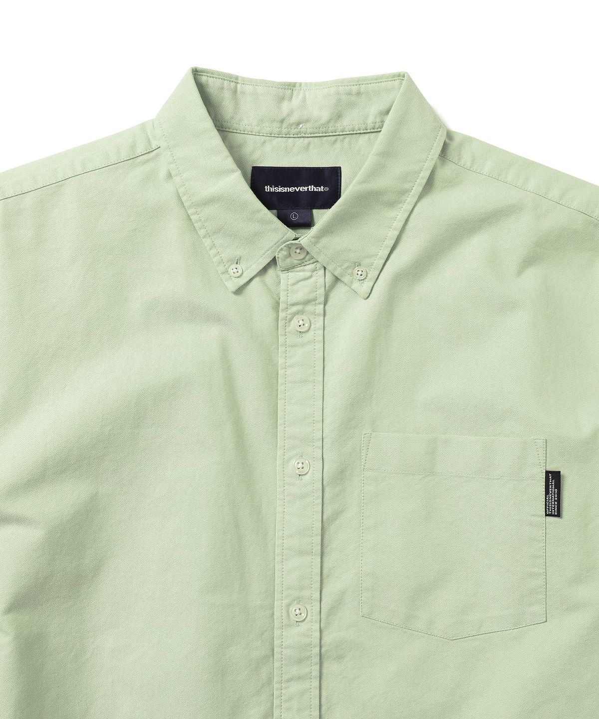 디스이즈네버댓(THISISNEVERTHAT) Oxford S/S Shirt Green