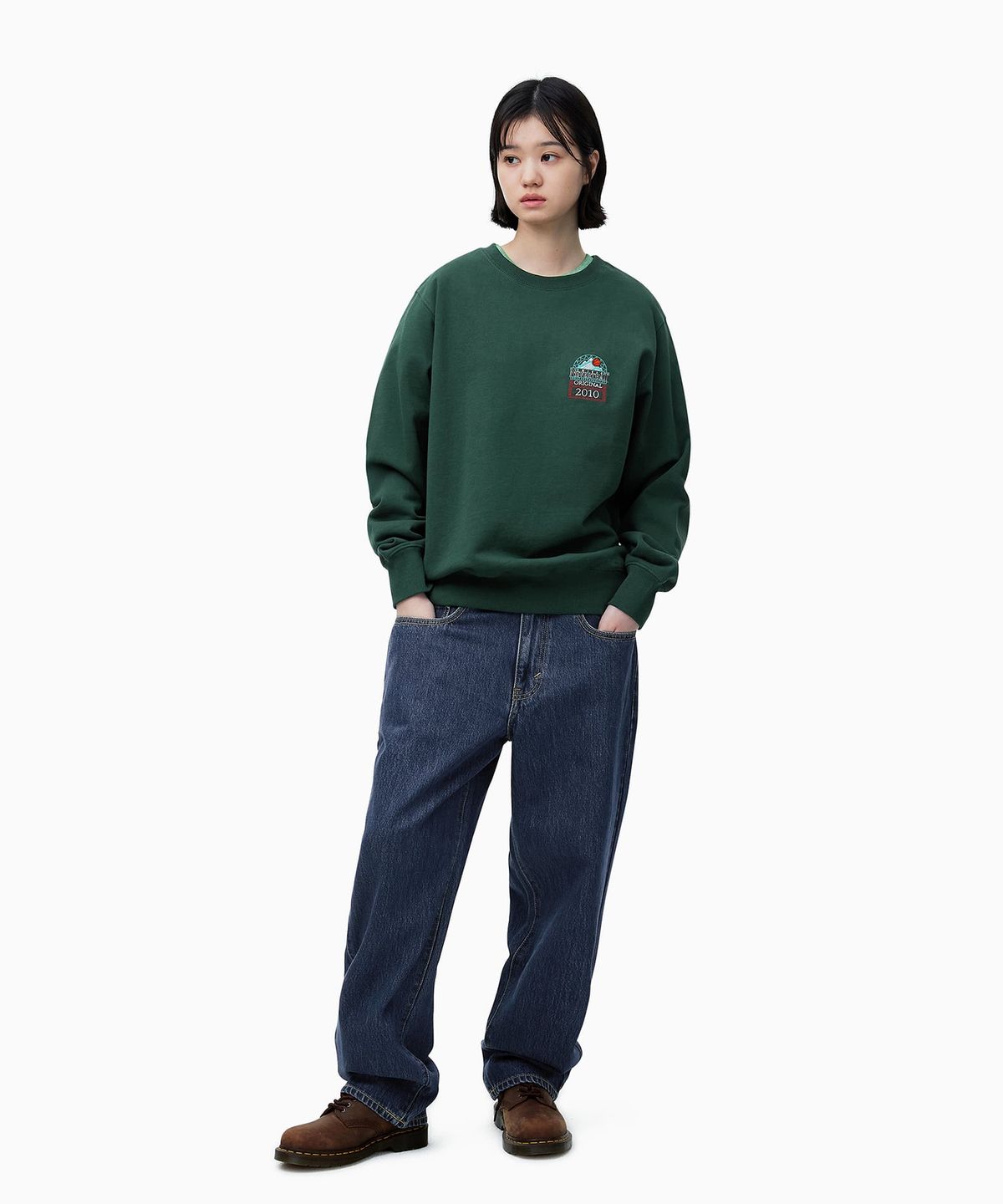 디스이즈네버댓(THISISNEVERTHAT) 2010 Original Crewneck Forest