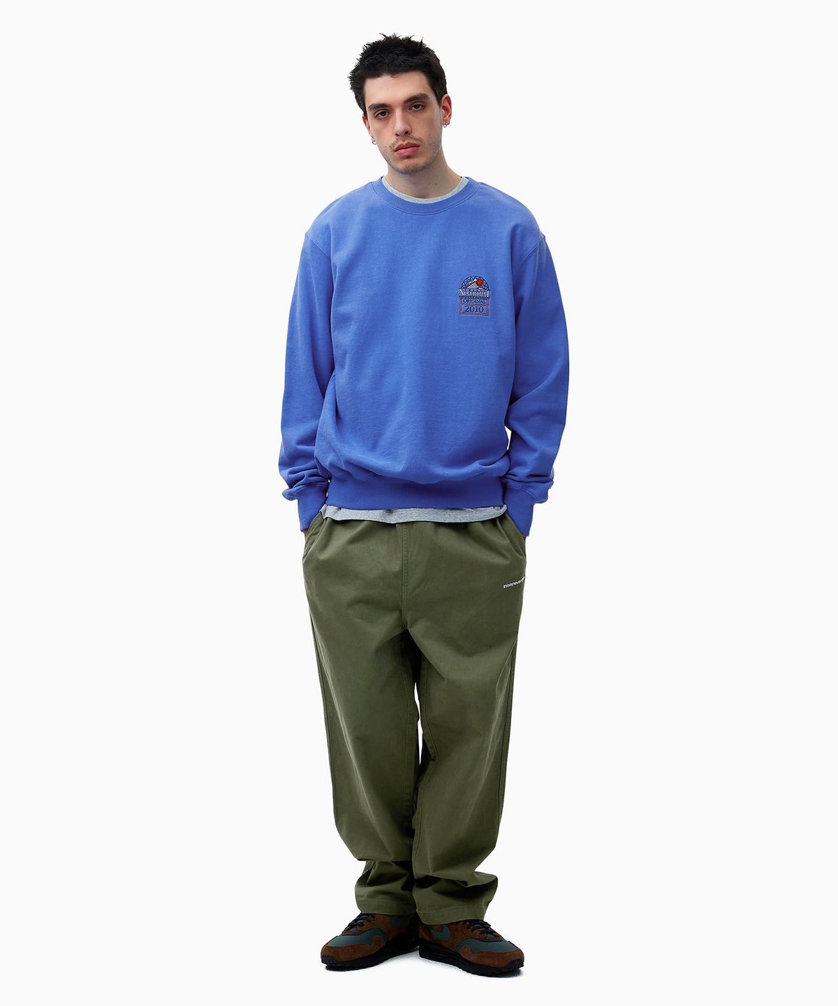 디스이즈네버댓(THISISNEVERTHAT) 2010 Original Crewneck Ultramarine