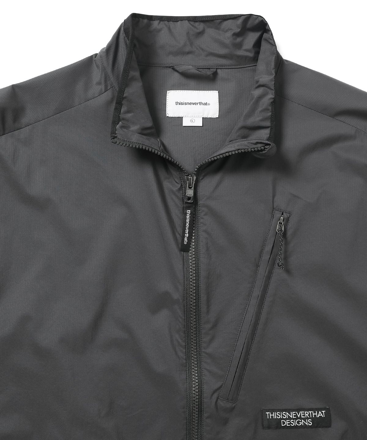 디스이즈네버댓(THISISNEVERTHAT) PERTEX® QA Half Zip Pullover Black