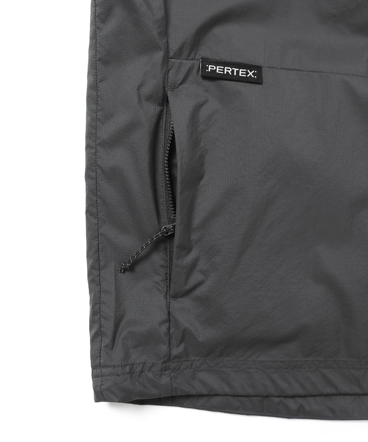 디스이즈네버댓(THISISNEVERTHAT) PERTEX® QA Half Zip Pullover Black