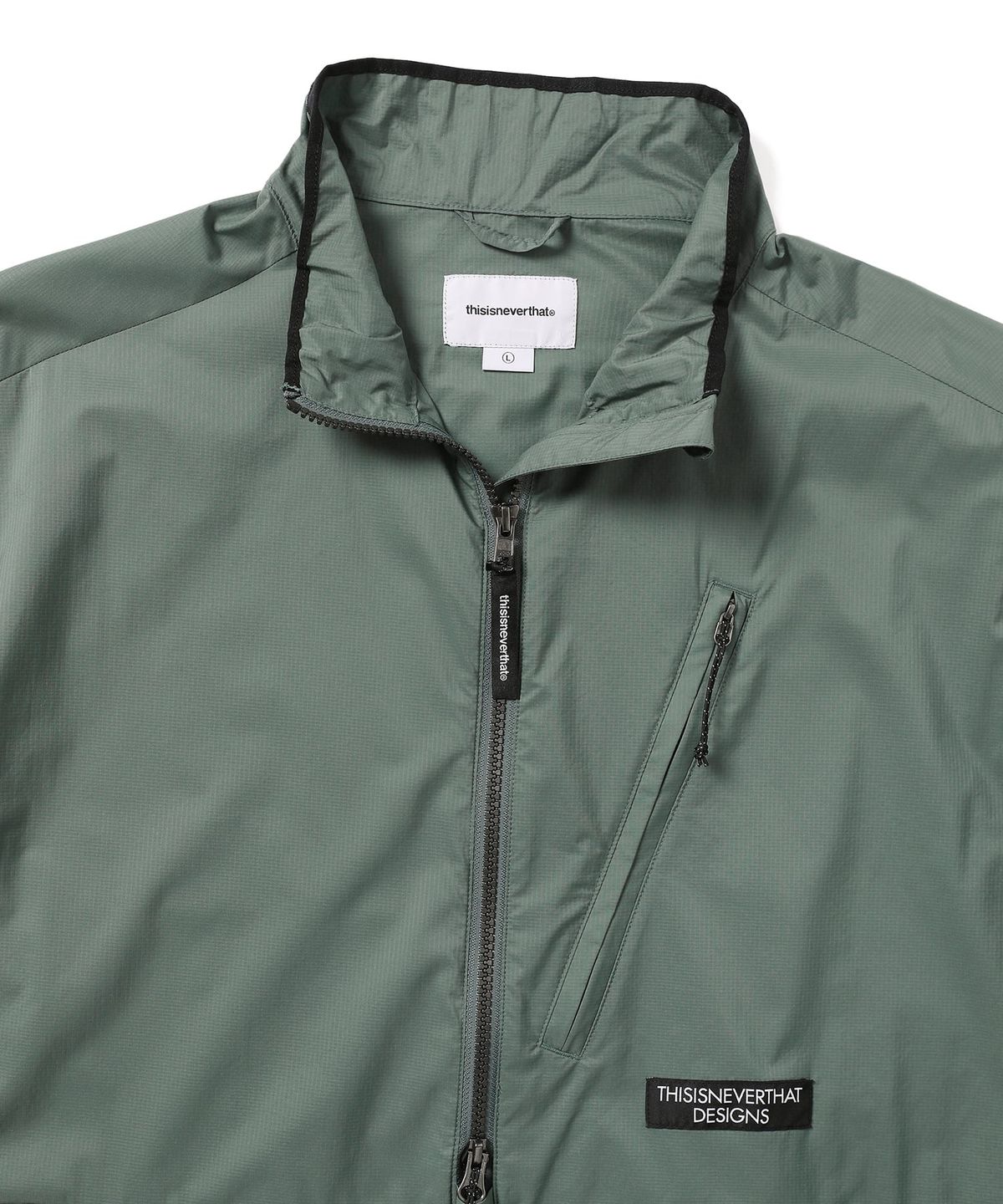 디스이즈네버댓(THISISNEVERTHAT) PERTEX® QA Half Zip Pullover Sage