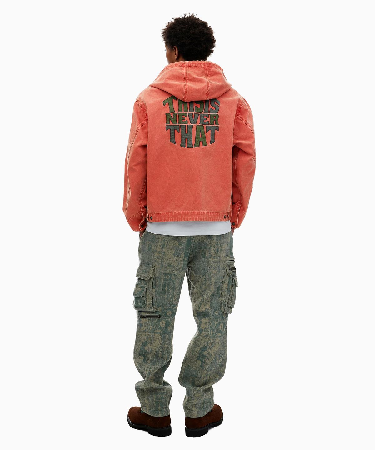 디스이즈네버댓(THISISNEVERTHAT) Washed Carpenter Jacket Orange