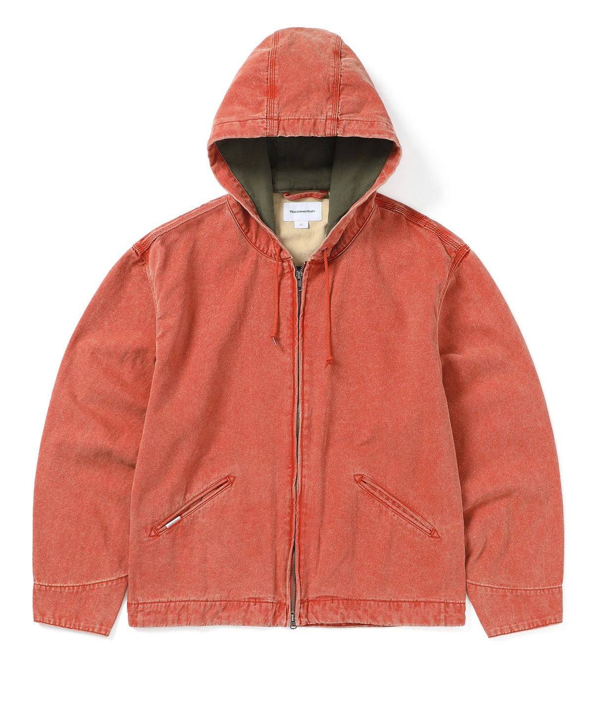 디스이즈네버댓(THISISNEVERTHAT) Washed Carpenter Jacket Orange