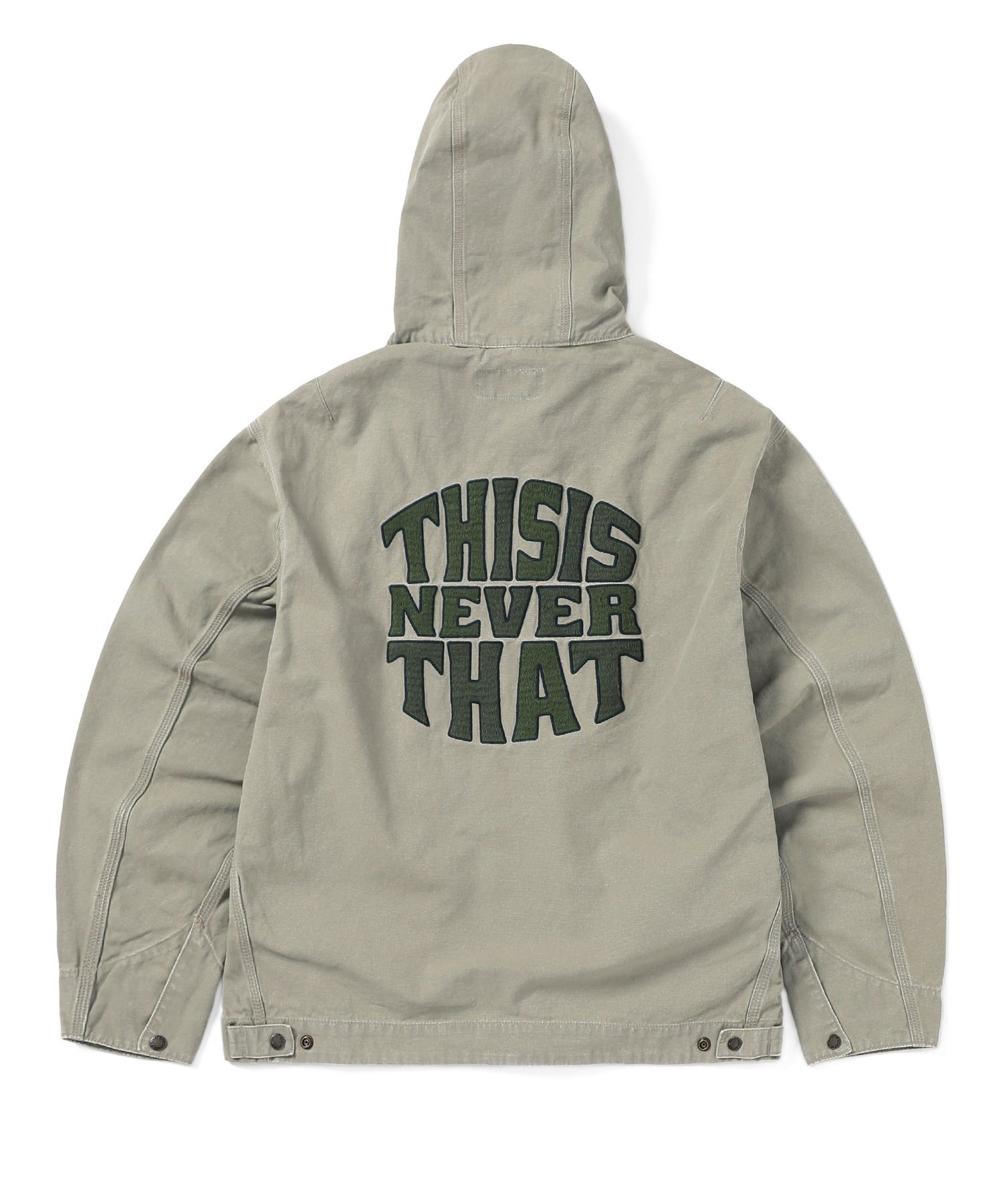 さらに100円引き◆thisisneverthat◆Washed Carpenter Jacket MUSINSA | thisisneverthat® Washed Carpenter Jacket Stone