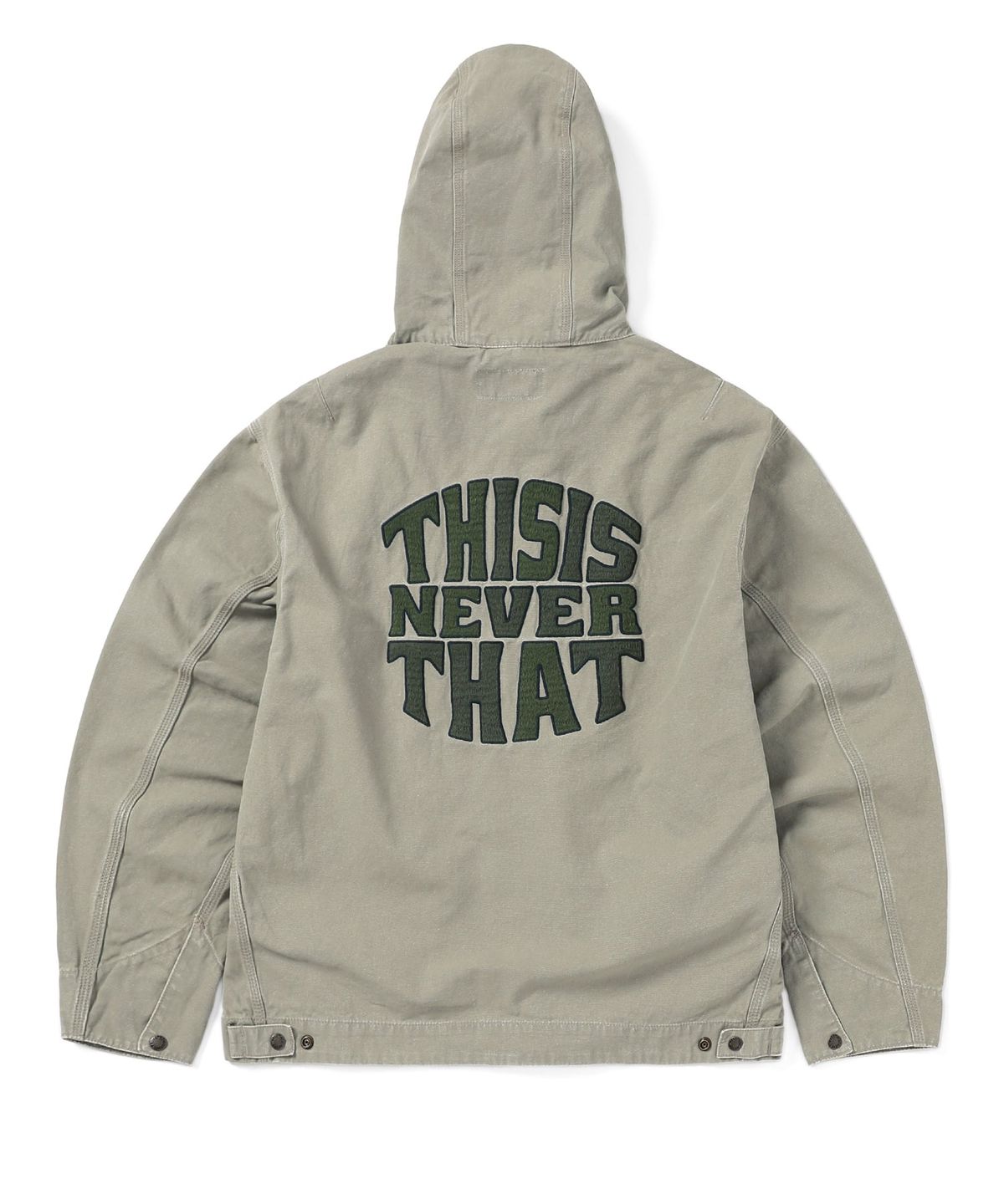 디스이즈네버댓(THISISNEVERTHAT) Washed Carpenter Jacket Stone