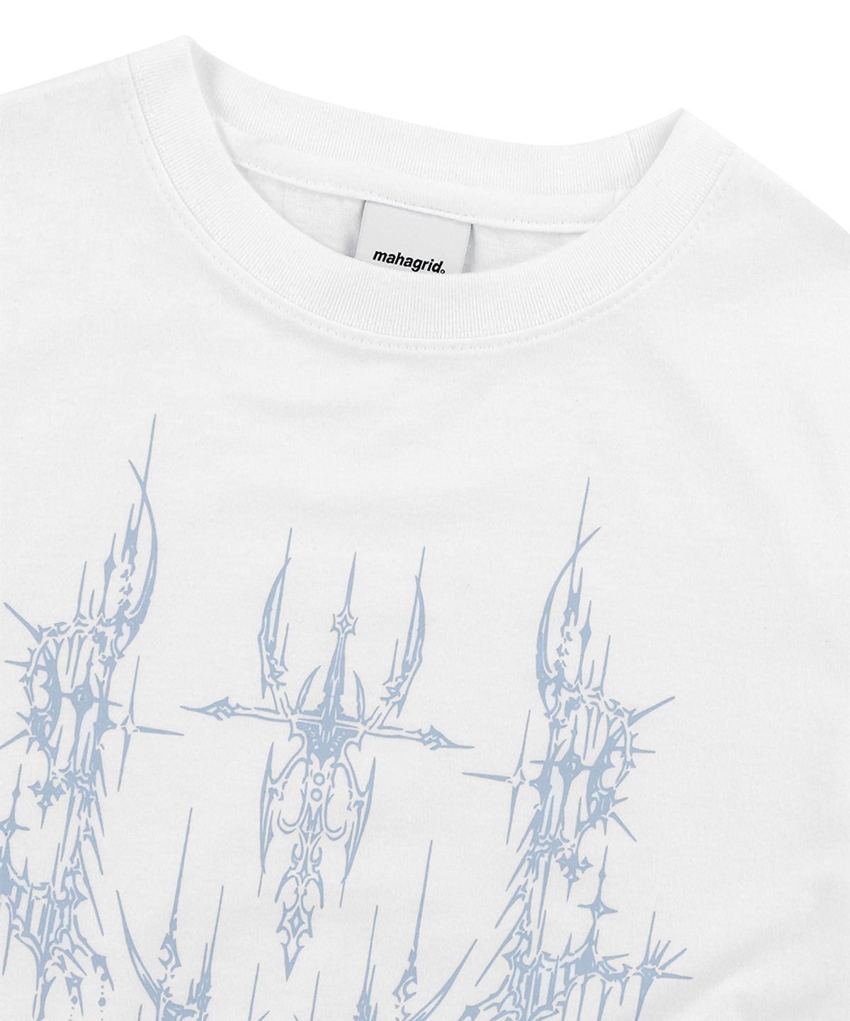 마하그리드(MAHAGRID) TATTOO CROP TEE WHITE(MG2EMFT582A)
