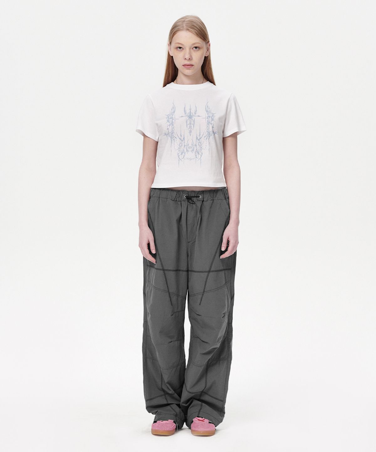 마하그리드(MAHAGRID) TATTOO CROP TEE WHITE(MG2EMFT582A)