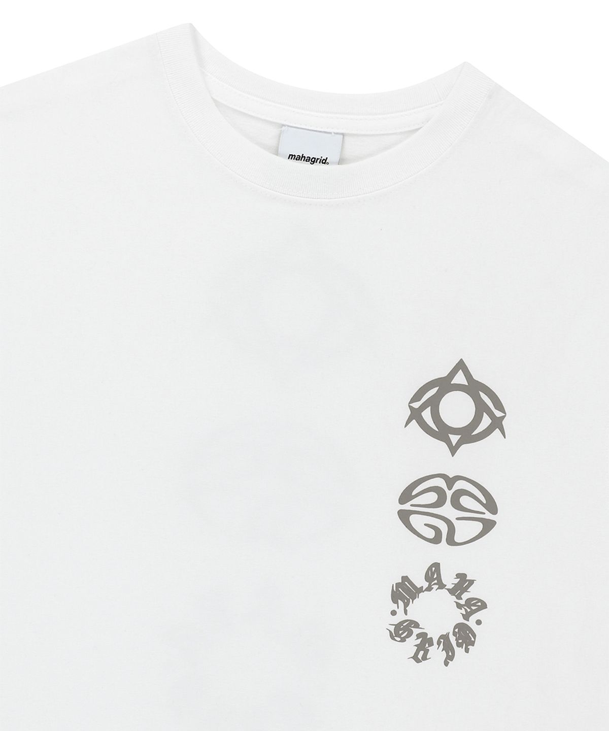 마하그리드(MAHAGRID) ECLIPSE LOGOS SLEEVELESS WHITE(MG2EMMT546A)