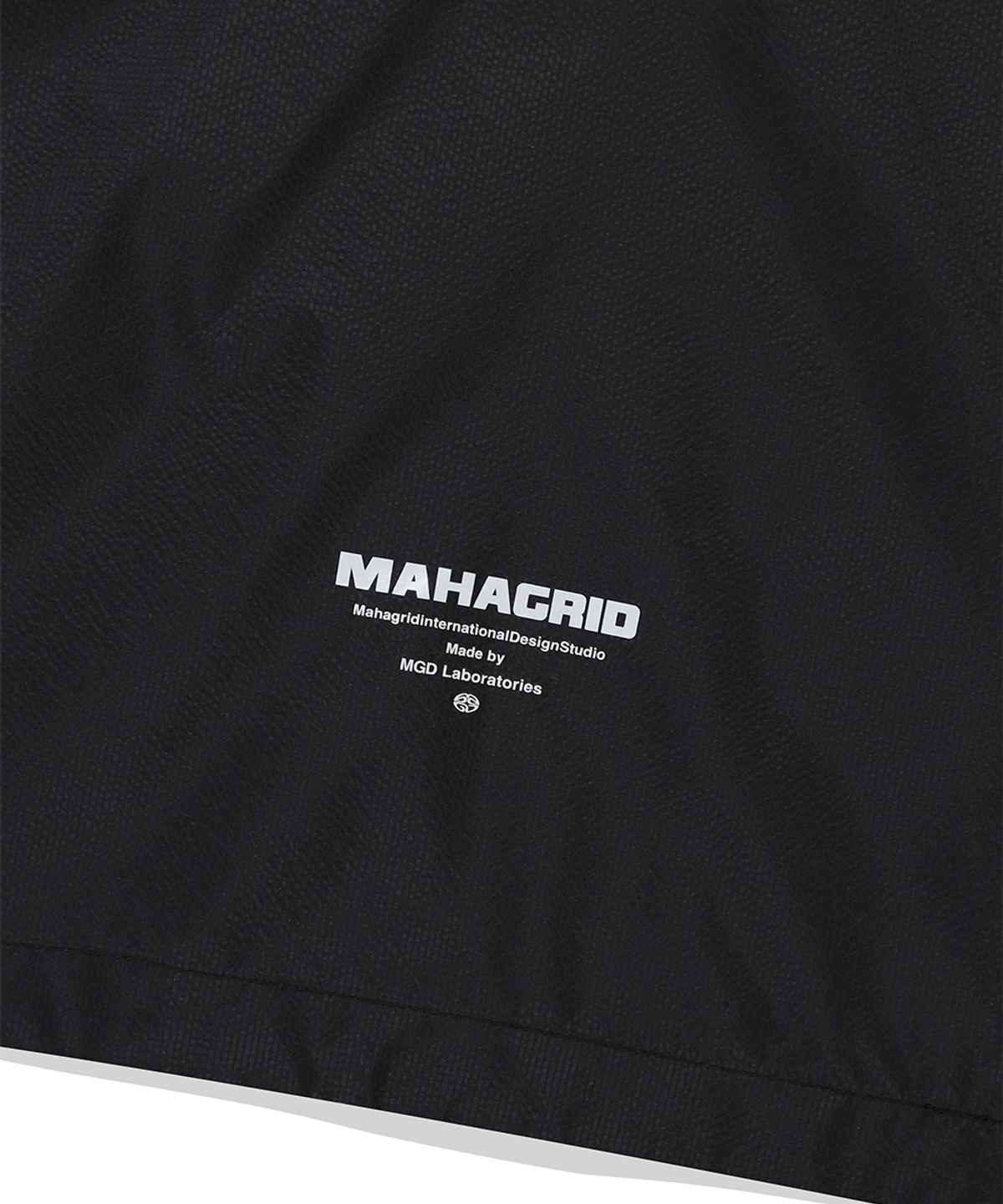 마하그리드(MAHAGRID) HALF ZIP PANNEL WINDBREAKER BLACK(MG2EMMW360A)