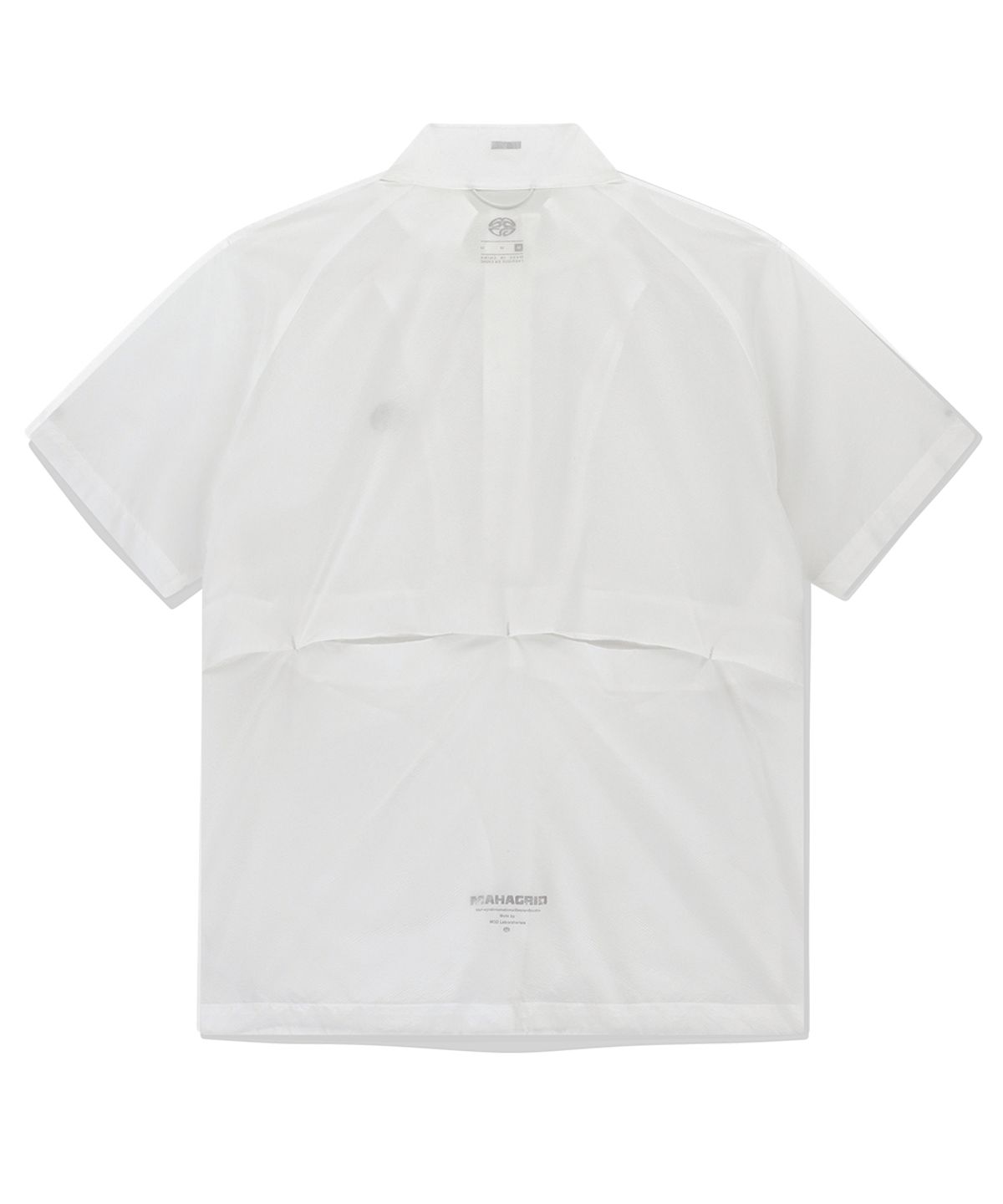마하그리드(MAHAGRID) HALF ZIP PANNEL WINDBREAKER WHITE(MG2EMMW360A)