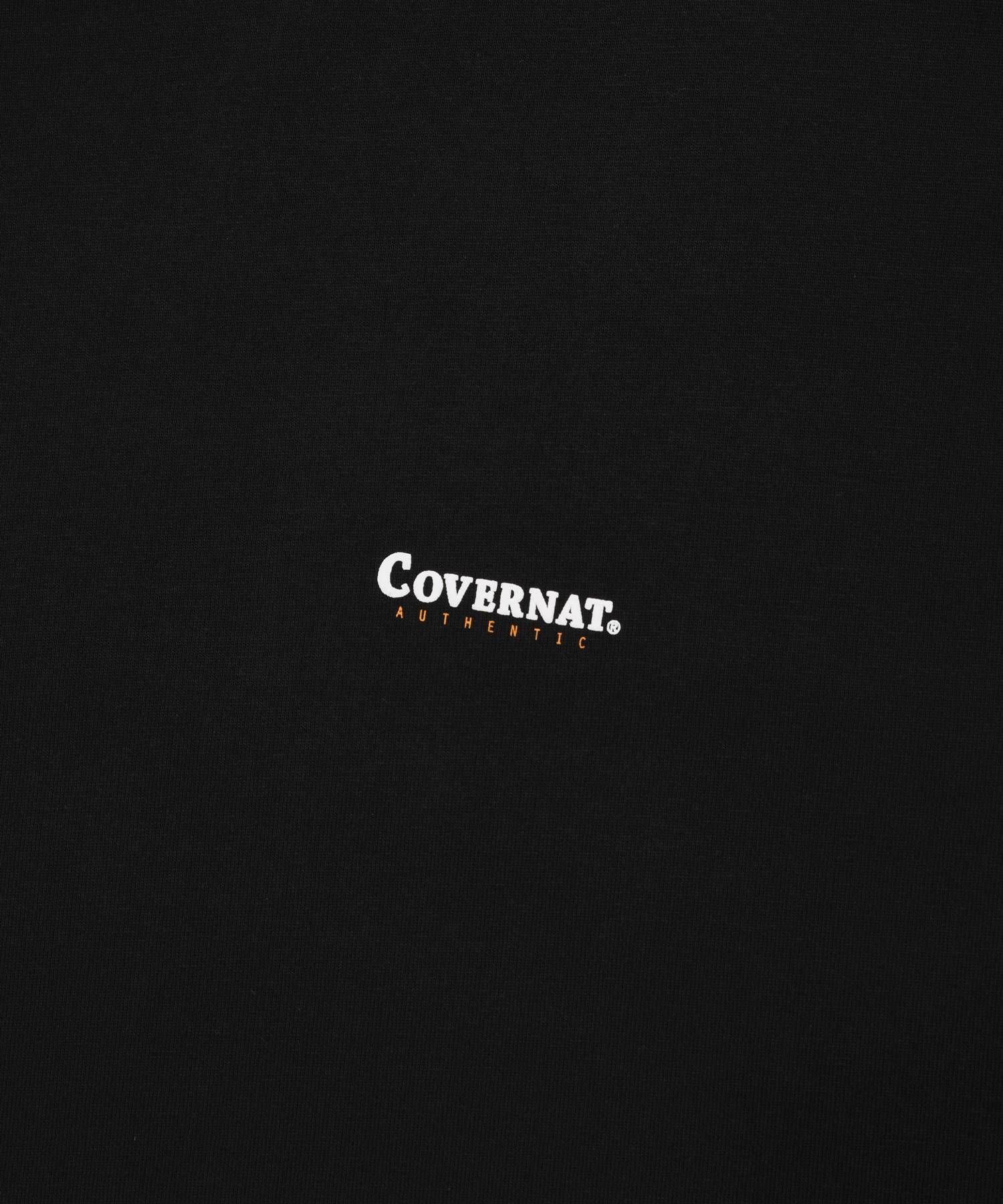 MUSINSA | COVERNAT Small Authentic Logo T-Shirt Black