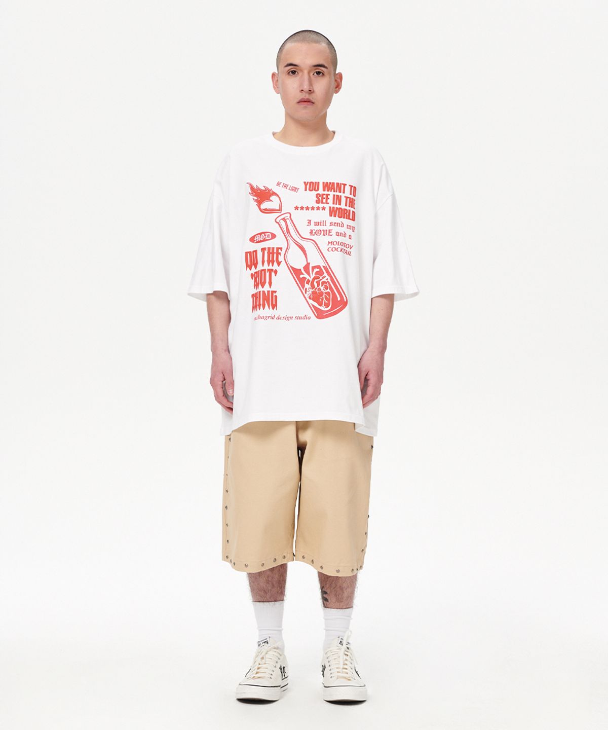 마하그리드(MAHAGRID) STUD BERMUDA CHINO SHORT BEIGE(MG2EMMPA61A)