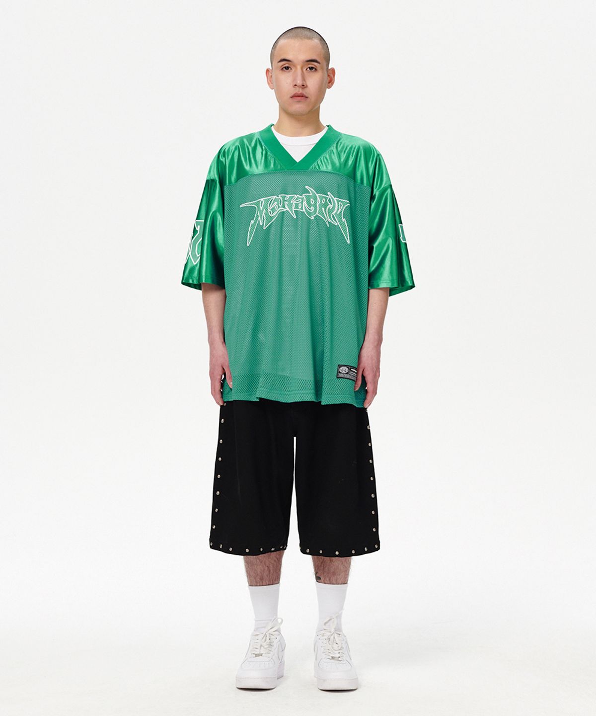 마하그리드(MAHAGRID) STUD BERMUDA CHINO SHORT BLACK(MG2EMMPA61A)