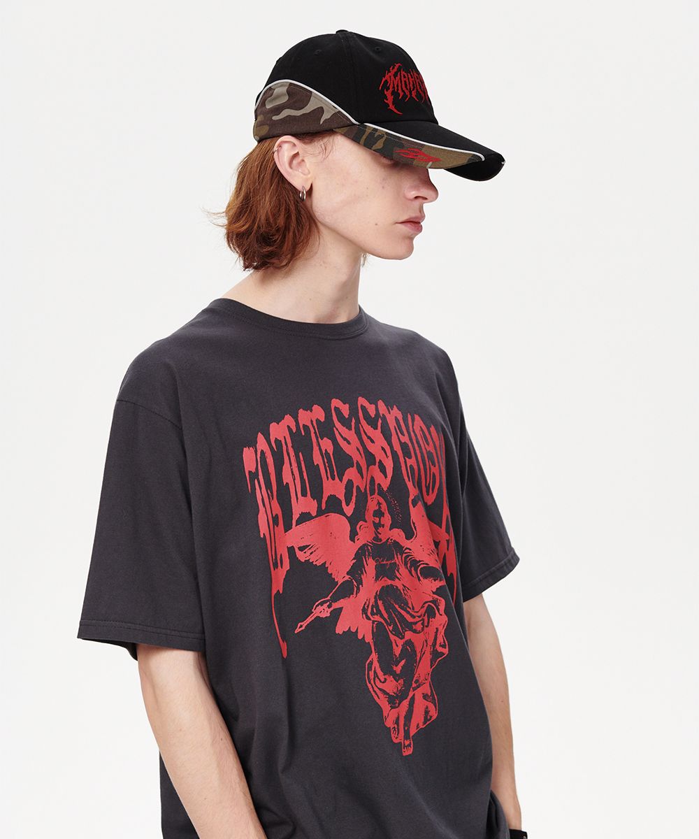 【mahagrid】24SS★ TRIBAL CAMO CAP TRIBAL CAMO CAP[BLACK] - MAHAGRID