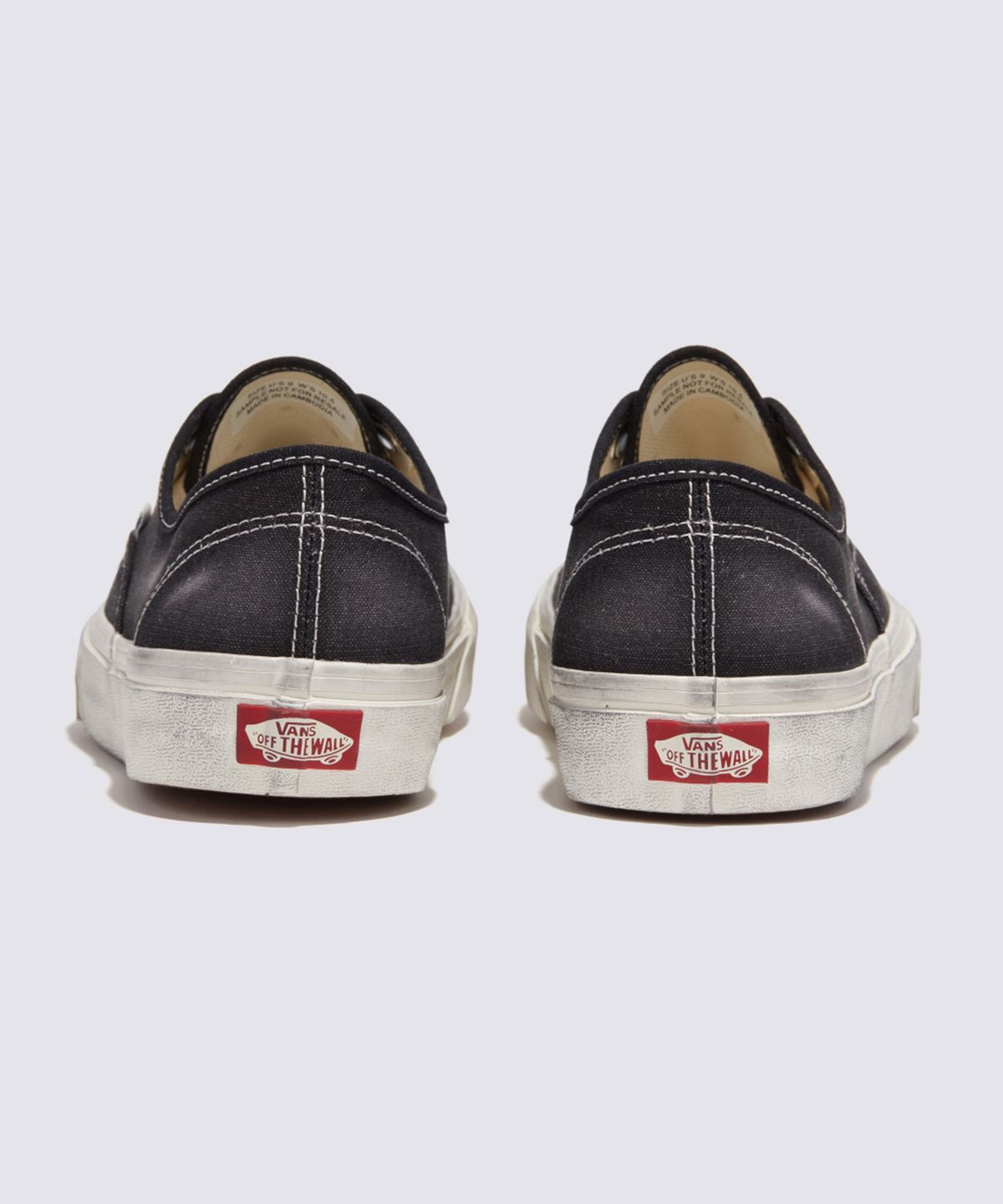 반스(VANS) 어센틱 - (웨이브 워시드) 블랙 / VN000BW5CJK1