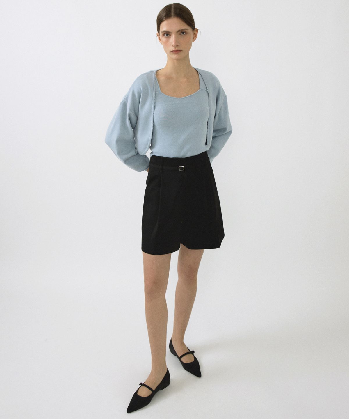 오떼뜨(OCTETTE) HEART NECK SLEEVELESS_4COLOR