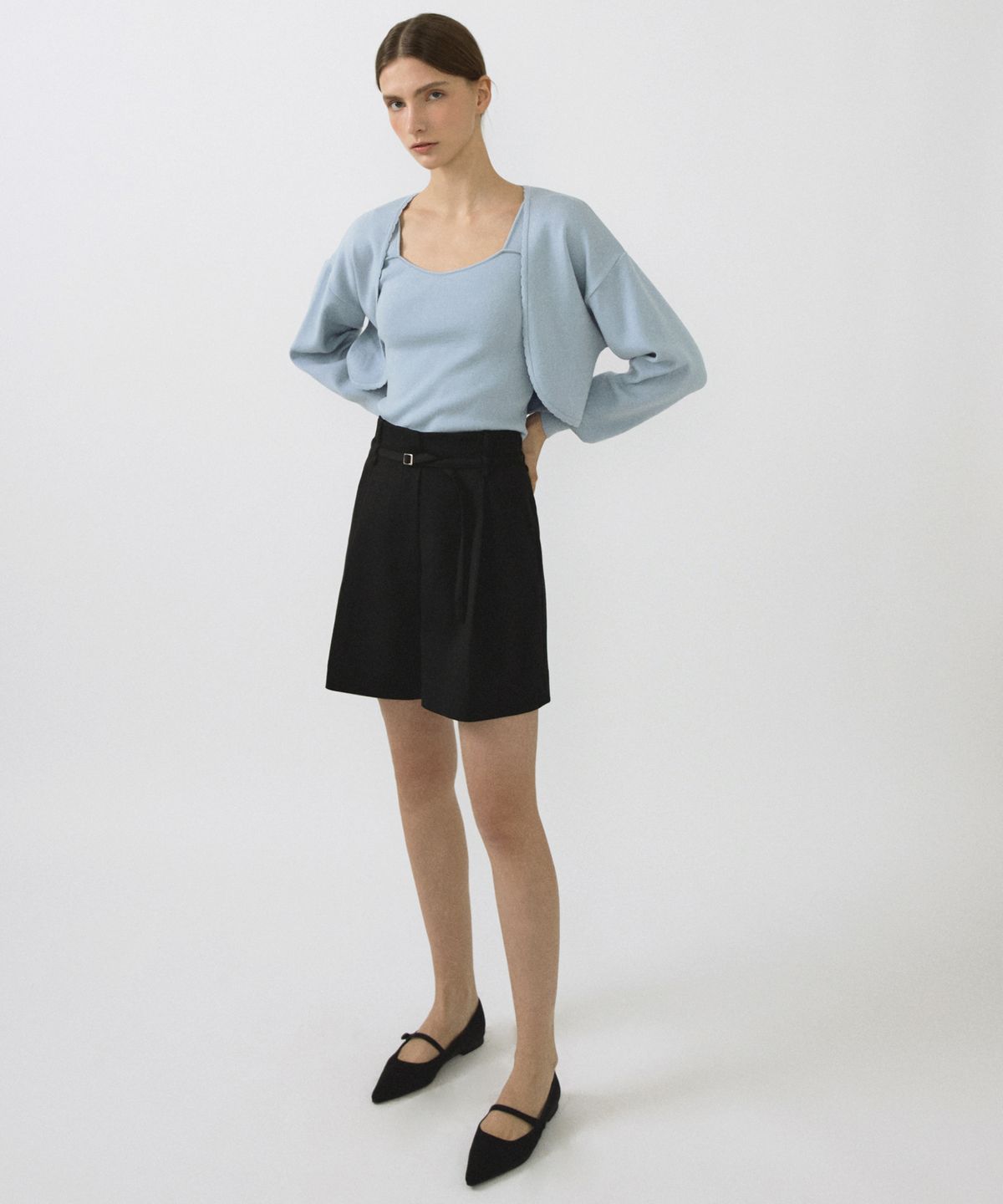 오떼뜨(OCTETTE) HEART NECK SLEEVELESS_4COLOR