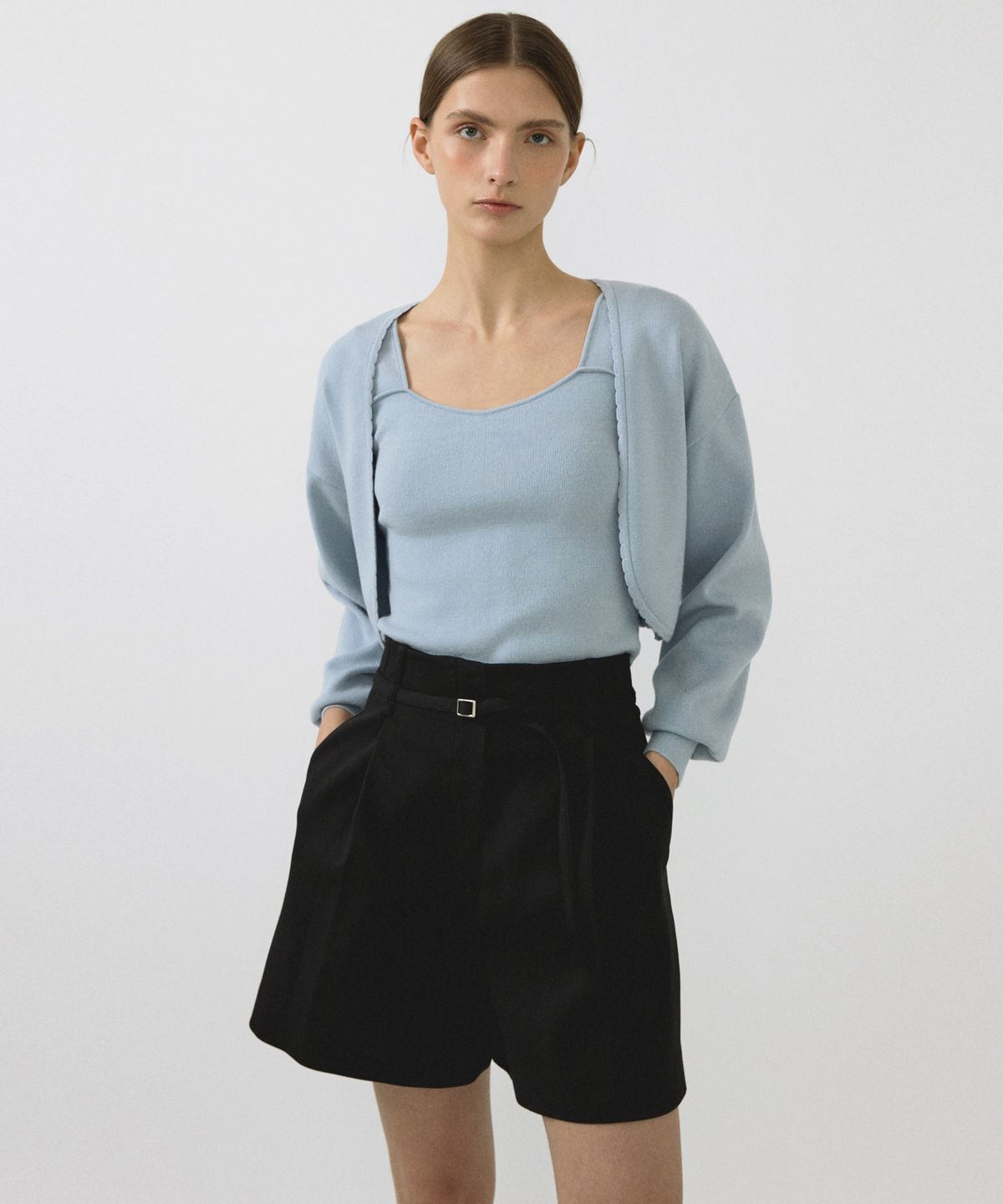 오떼뜨(OCTETTE) HEART NECK SLEEVELESS_4COLOR
