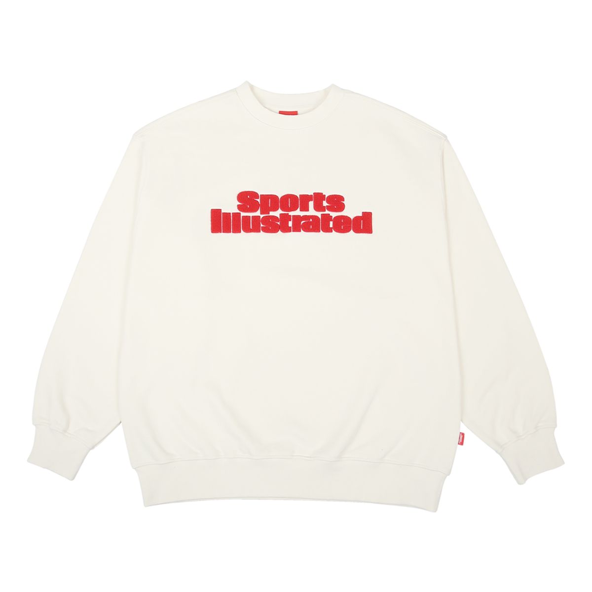 스포츠 일러스트레이티드(SPORTS ILLUSTRATED) BASKETBALL STACKED LOGO SWEAT SHIRT (IVORY)