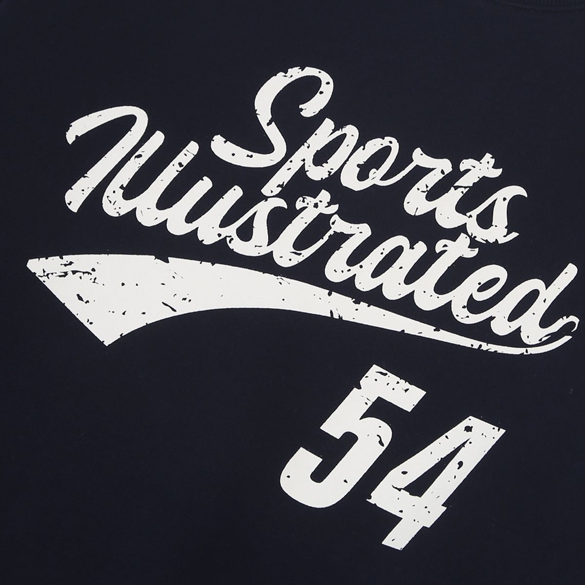 스포츠 일러스트레이티드(SPORTS ILLUSTRATED) BASKETBALL CURSIVE LOGO SWEAT SHIRT (DARK NAVY)