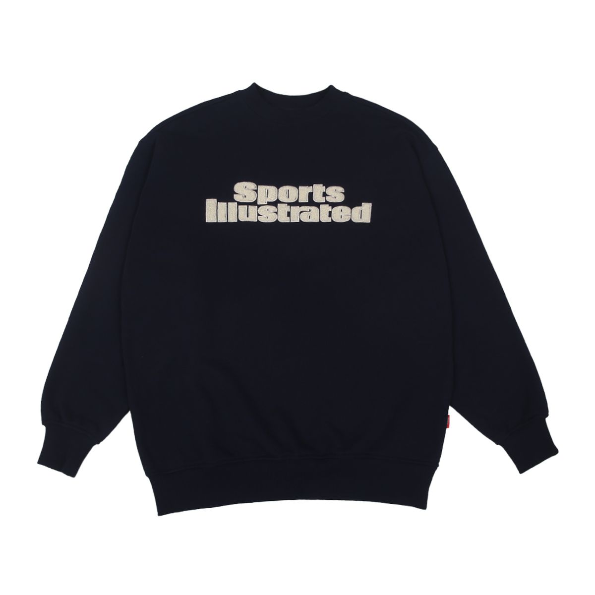 스포츠 일러스트레이티드(SPORTS ILLUSTRATED) BASKETBALL STACKED LOGO SWEAT SHIRT (DARK NAVY)