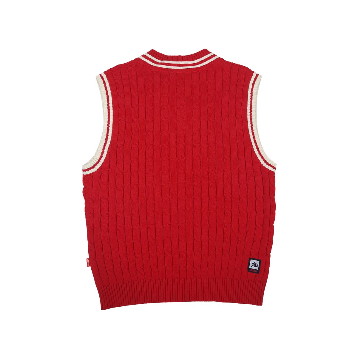 스포츠 일러스트레이티드(SPORTS ILLUSTRATED) BASKETBALL JERSEY KNIT VEST (RED)